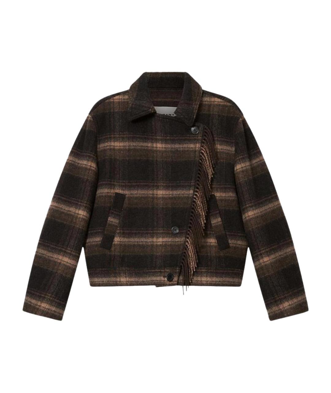 ISABEL MARANT ETOILE Мульти шерстяное пальто, фото 1
