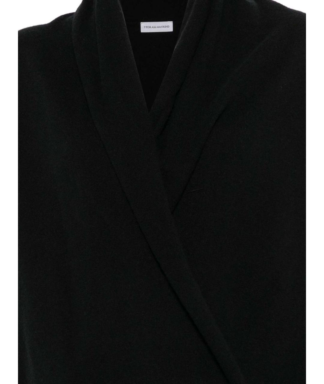 7 FOR ALL MANKIND Черный шерстяной джемпер / свитер, фото 3