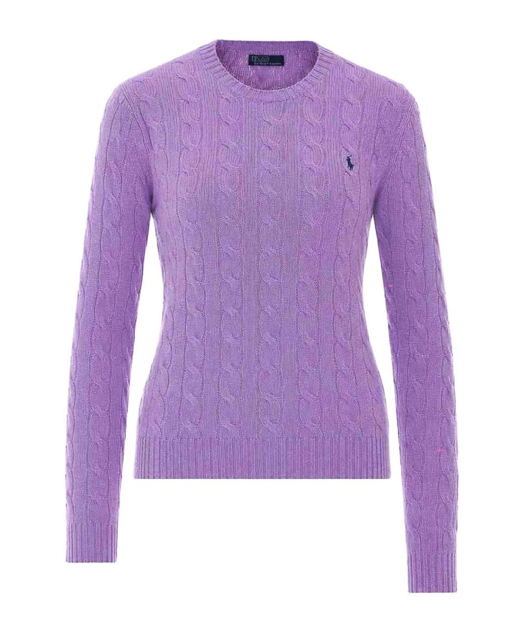 POLO RALPH LAUREN Фиолетовый кашемировый джемпер / свитер, фото 1
