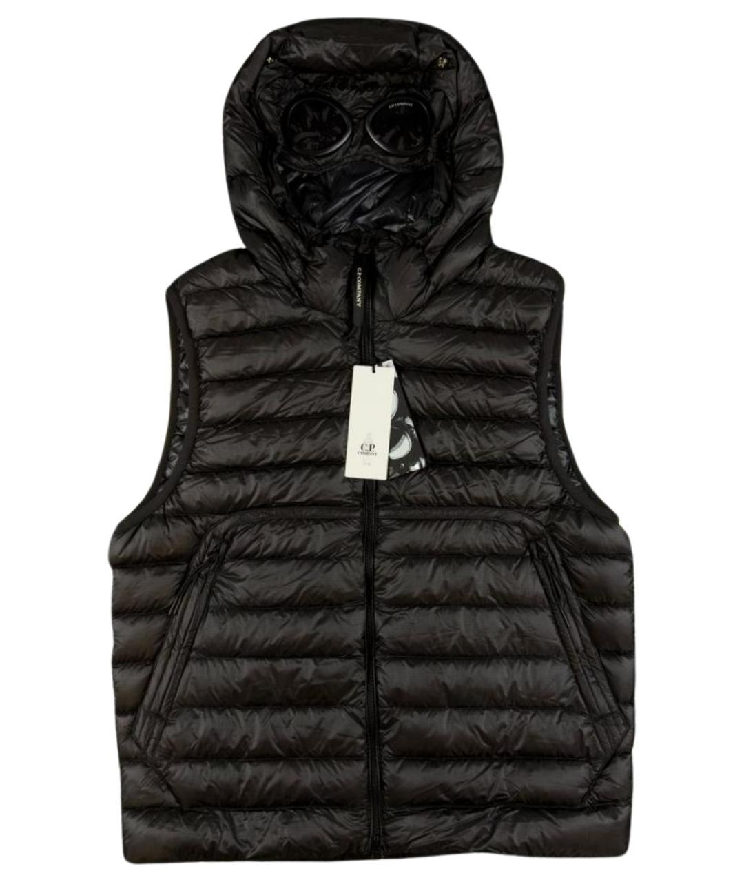 CP COMPANY Черный нейлоновый жилет, фото 1