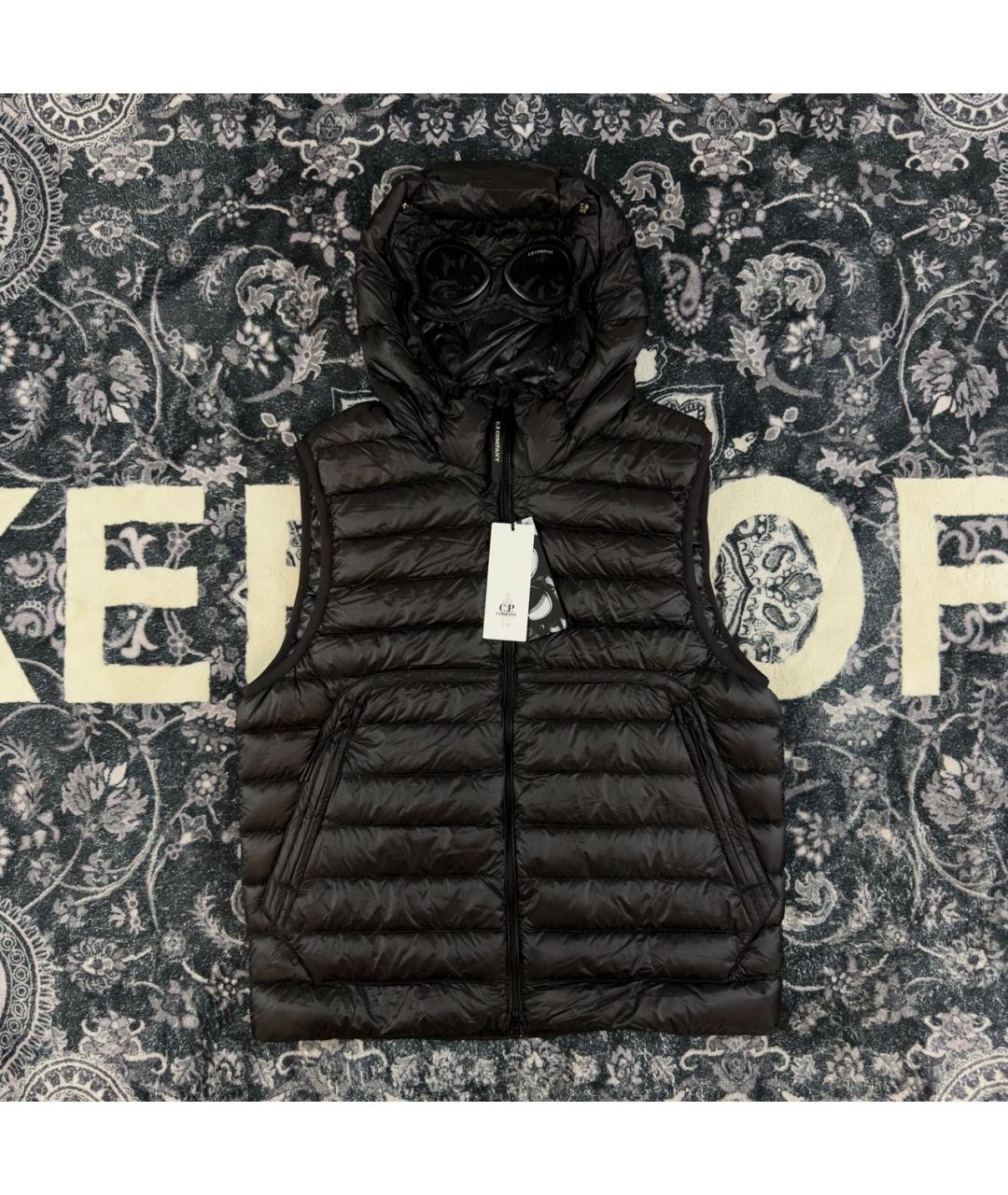 CP COMPANY Черный нейлоновый жилет, фото 6