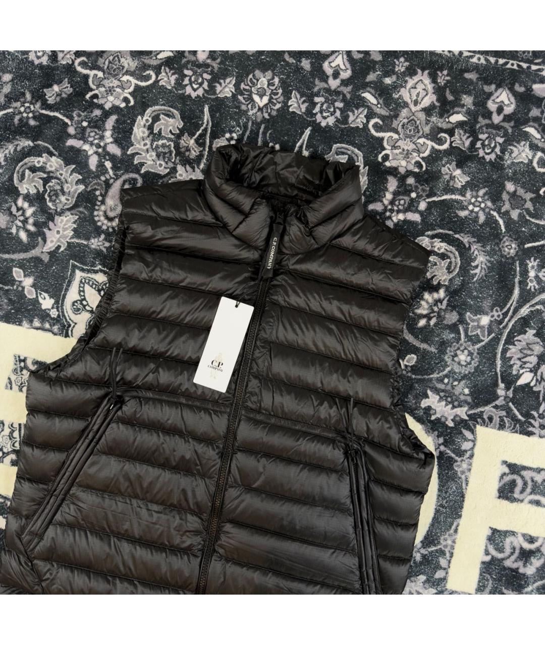 CP COMPANY Черный нейлоновый жилет, фото 2