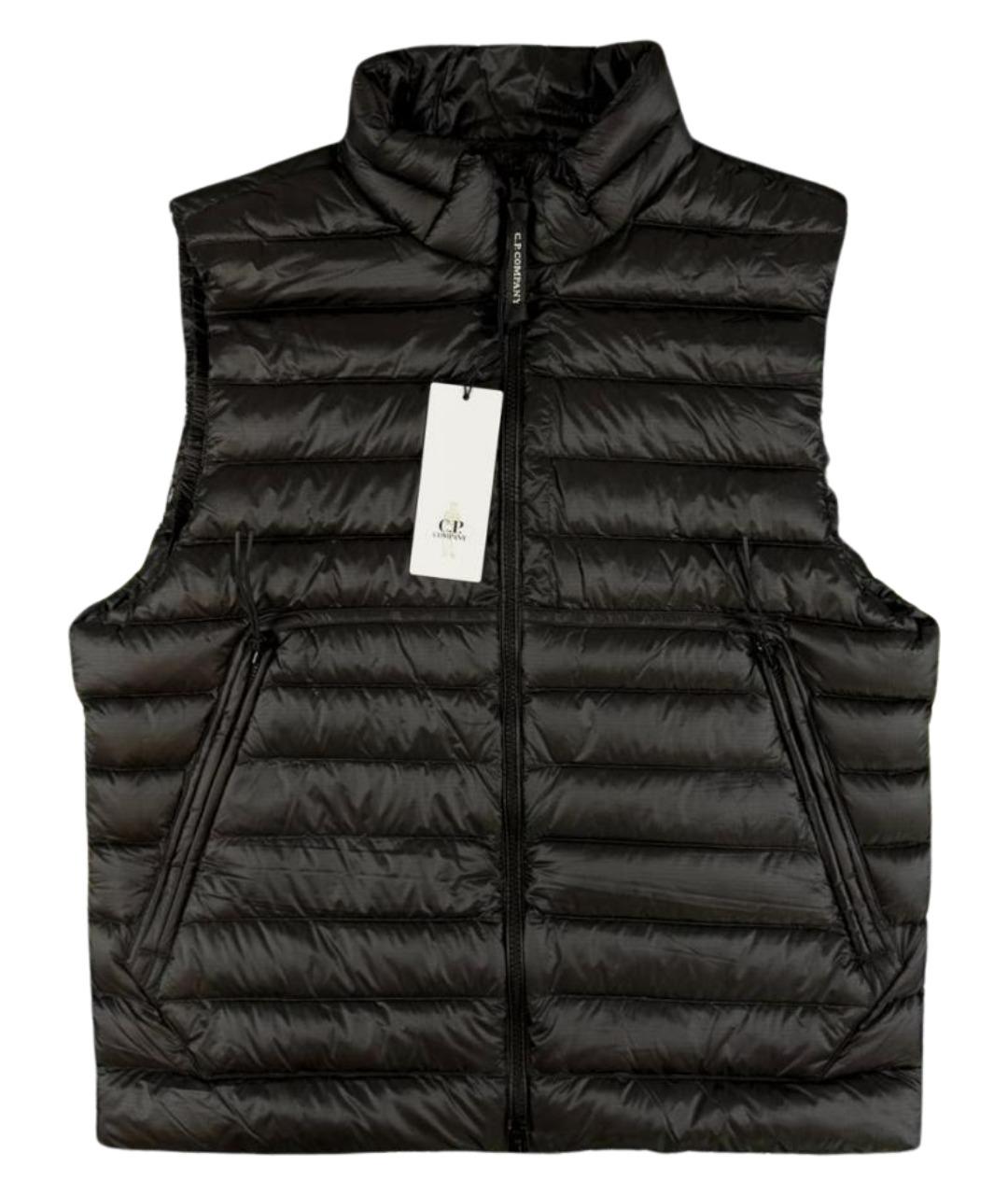 CP COMPANY Черный нейлоновый жилет, фото 1
