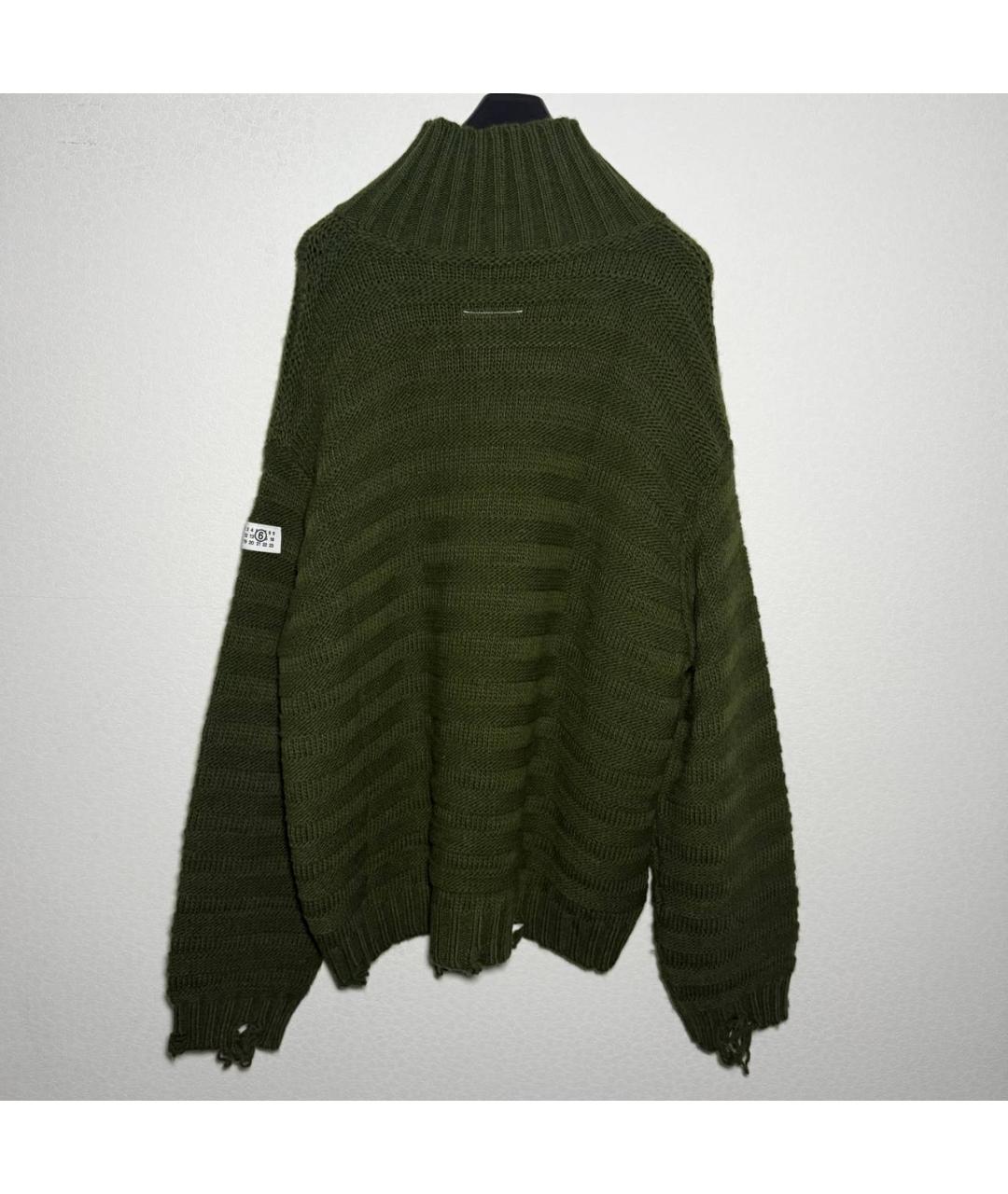 MM6 MAISON MARGIELA Зеленый джемпер / свитер, фото 3