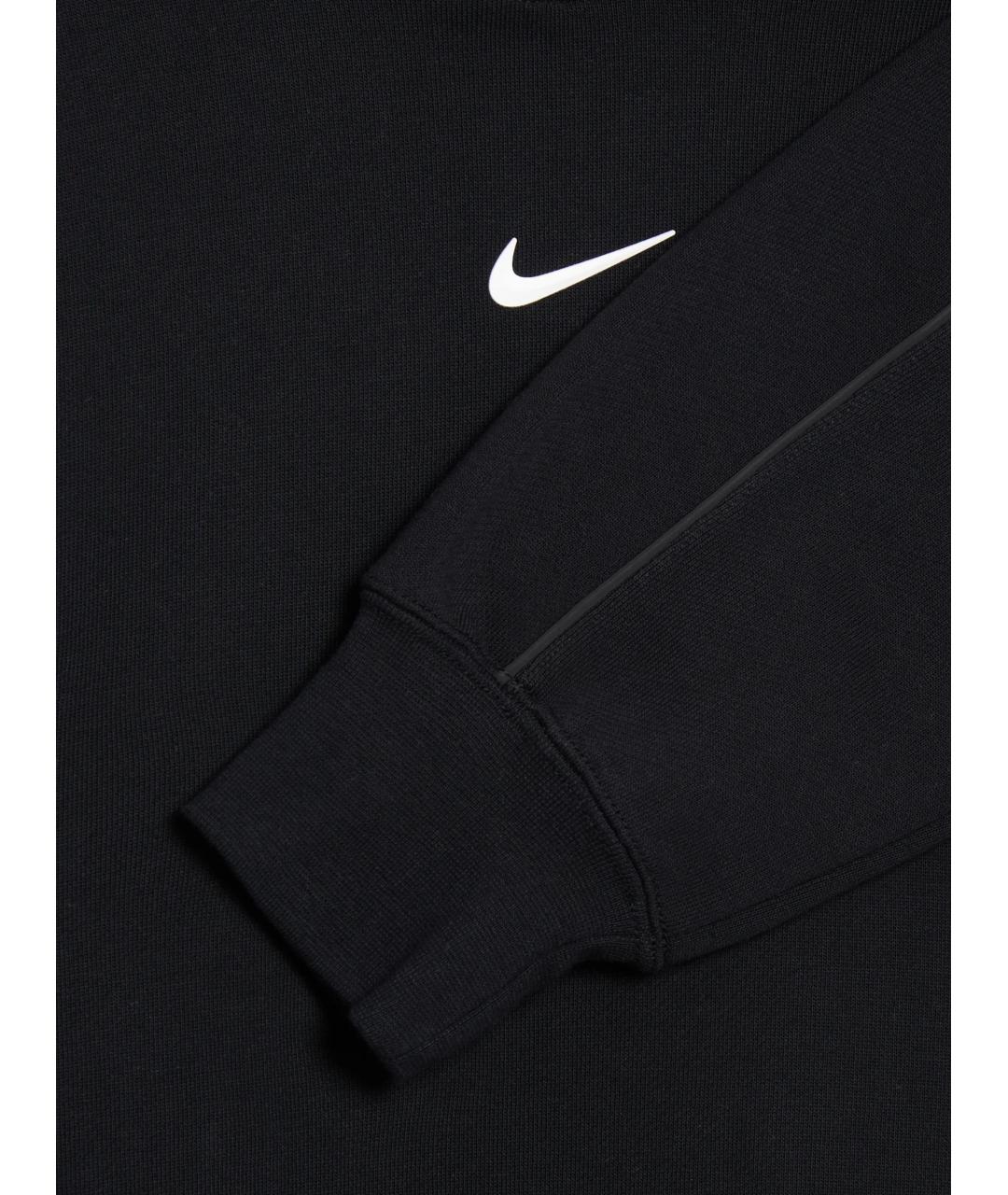 NIKE Черный хлопковый джемпер / свитер, фото 4
