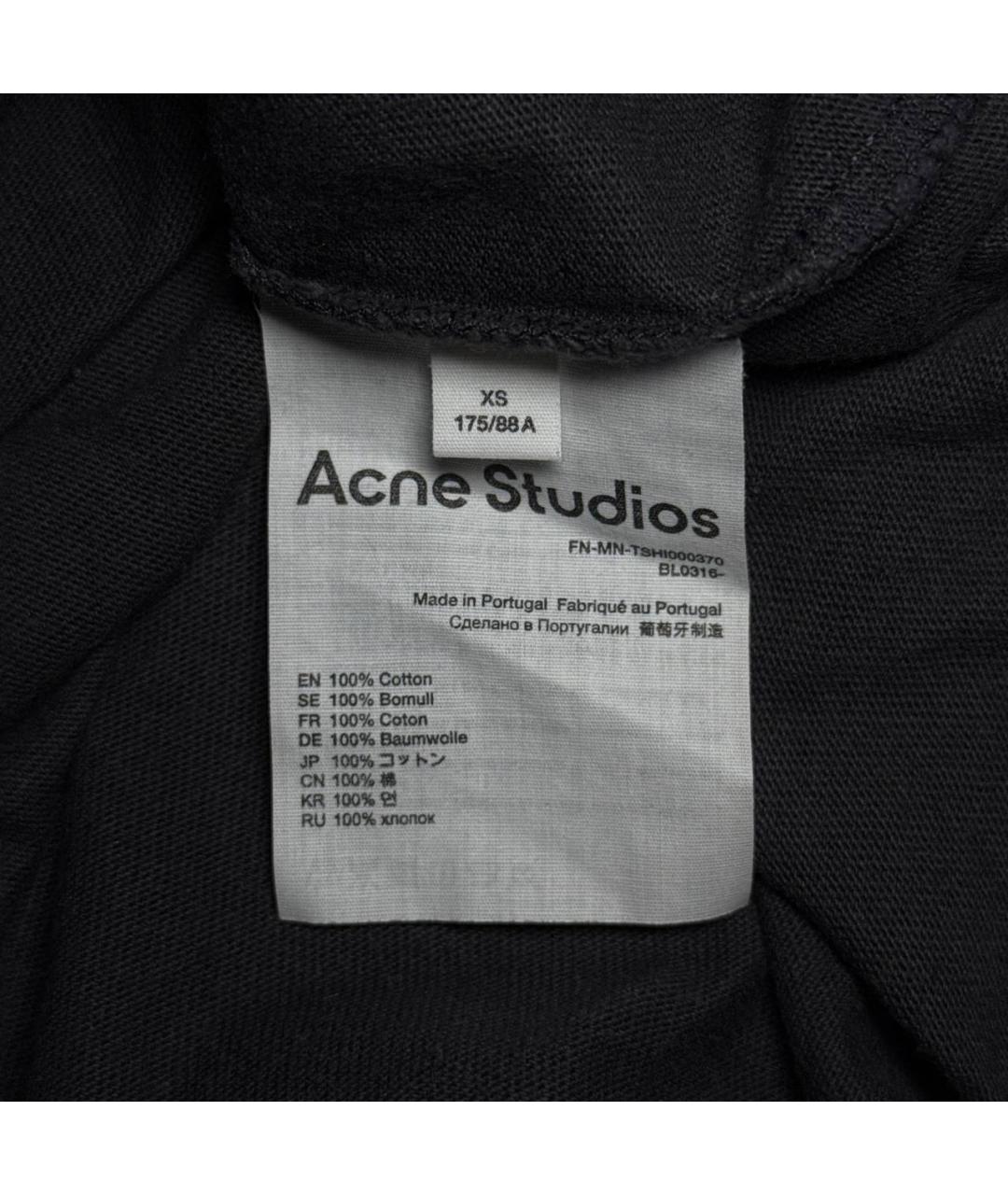 ACNE STUDIOS Черная футболка, фото 9