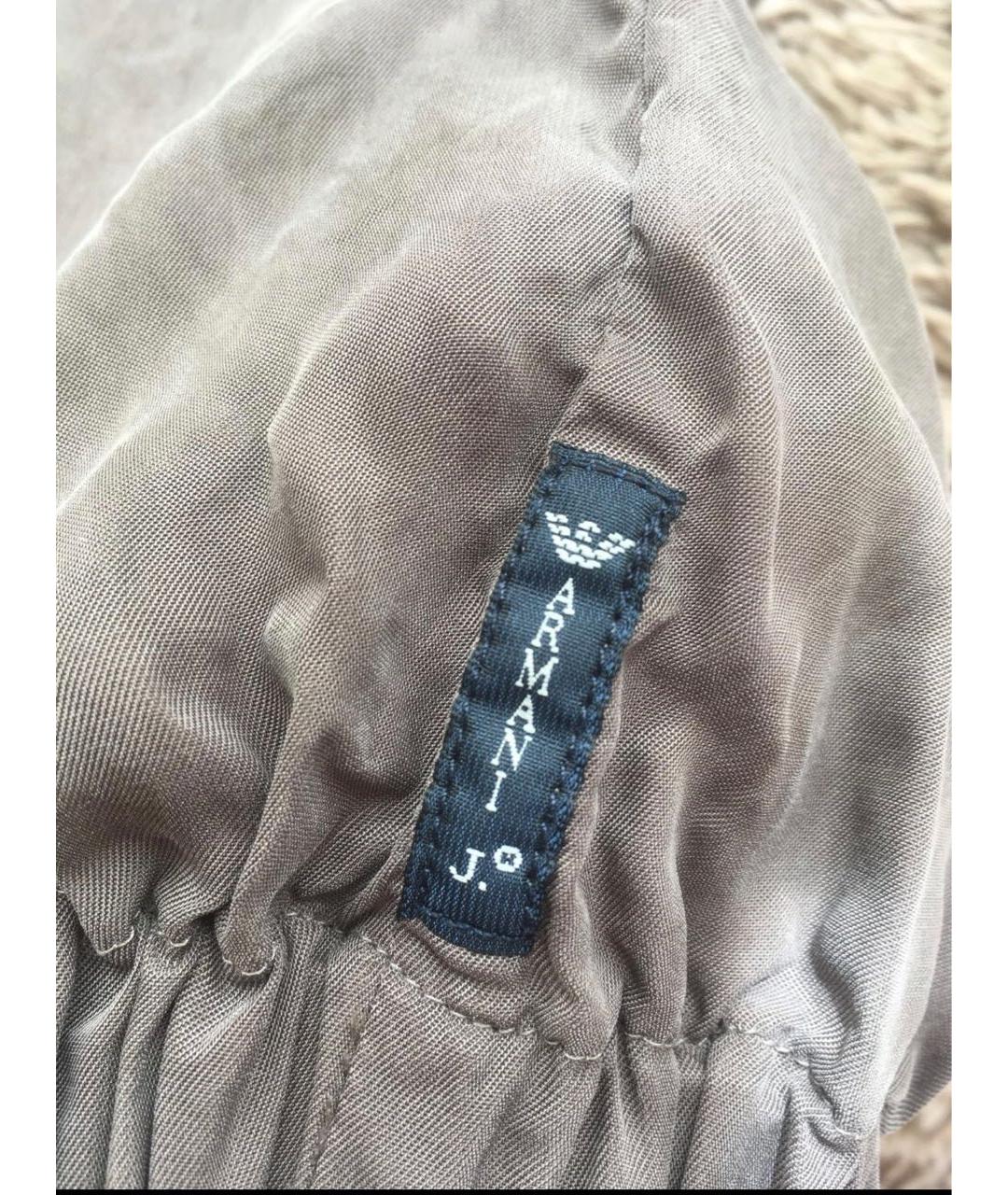 ARMANI JEANS Бежевая вискозная блузы, фото 4