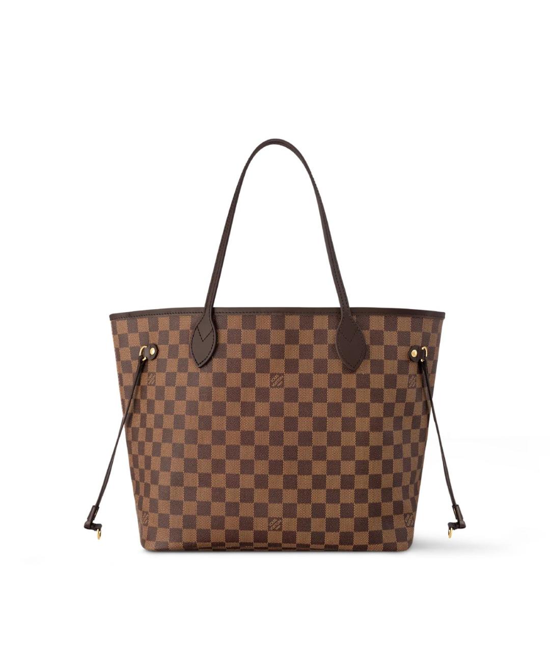LOUIS VUITTON Коричневая сумка тоут из канвы, фото 6