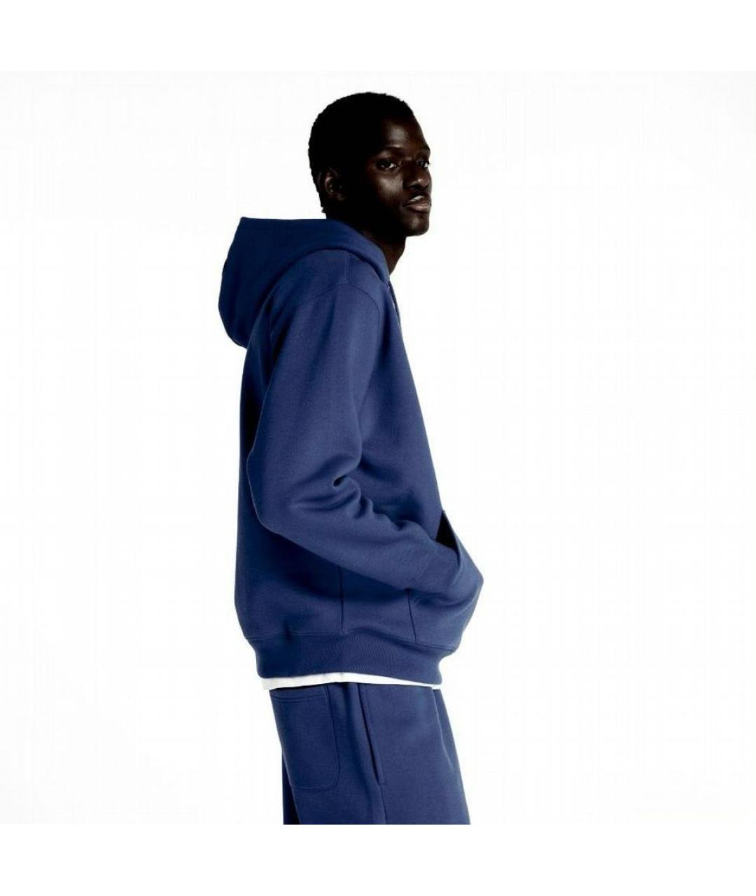 NEW BALANCE Темно-синий хлопковый спортивный костюм, фото 6