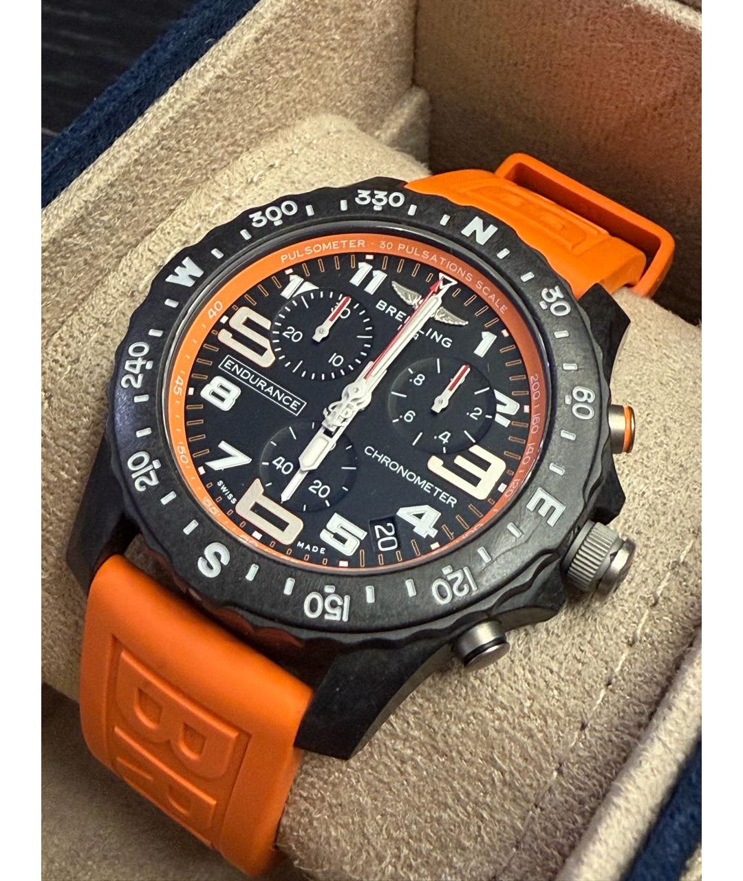 BREITLING Оранжевые часы, фото 2