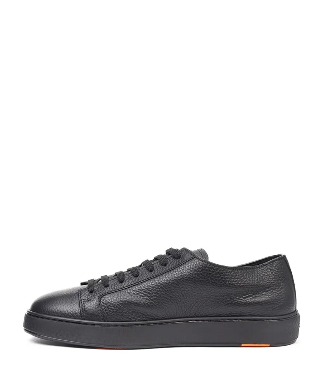 SANTONI Черные слипоны, фото 3