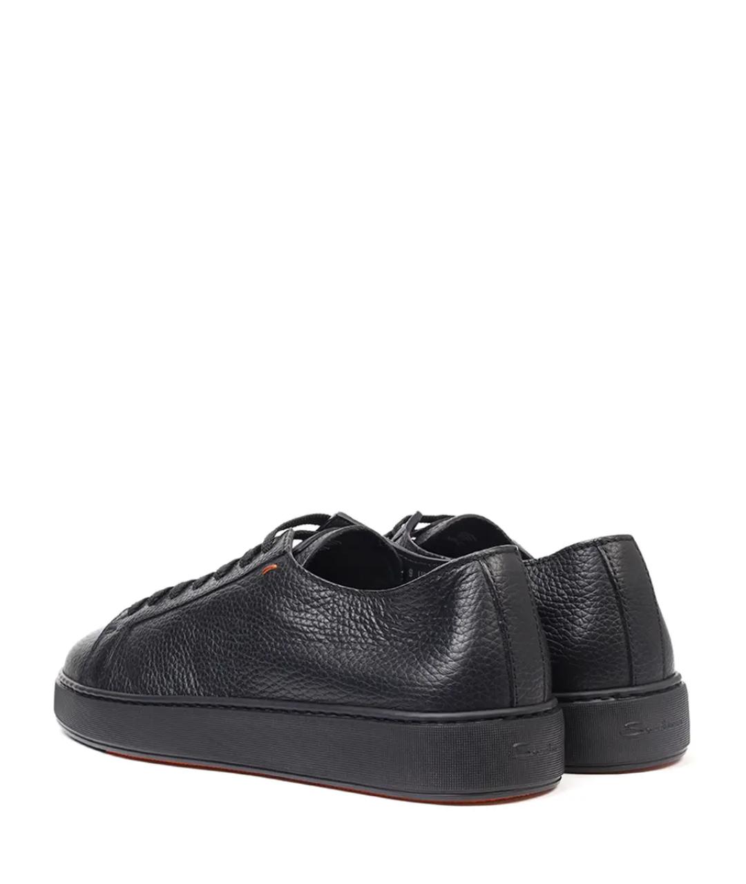 SANTONI Черные слипоны, фото 4
