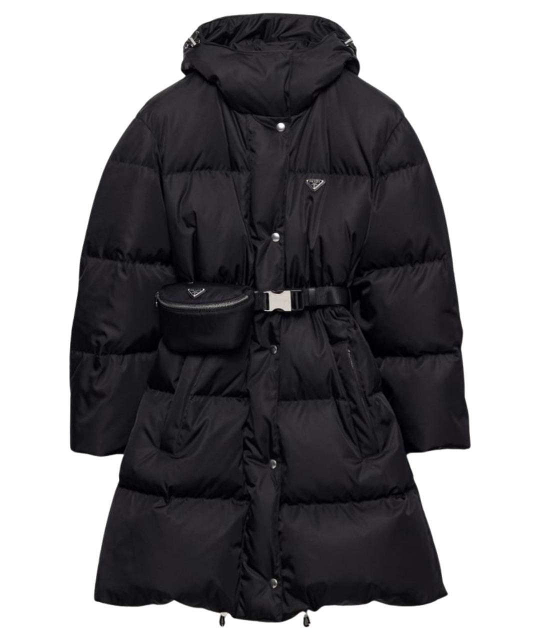 PRADA Черная полиамидовая куртка, фото 1
