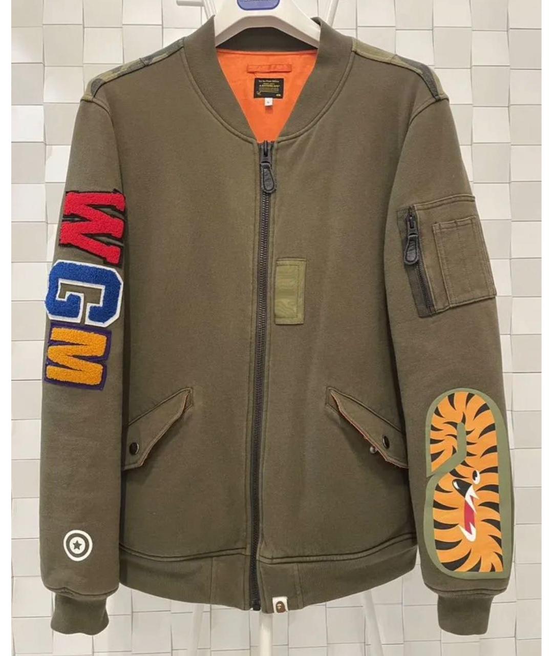 BAPE Хаки куртка, фото 6