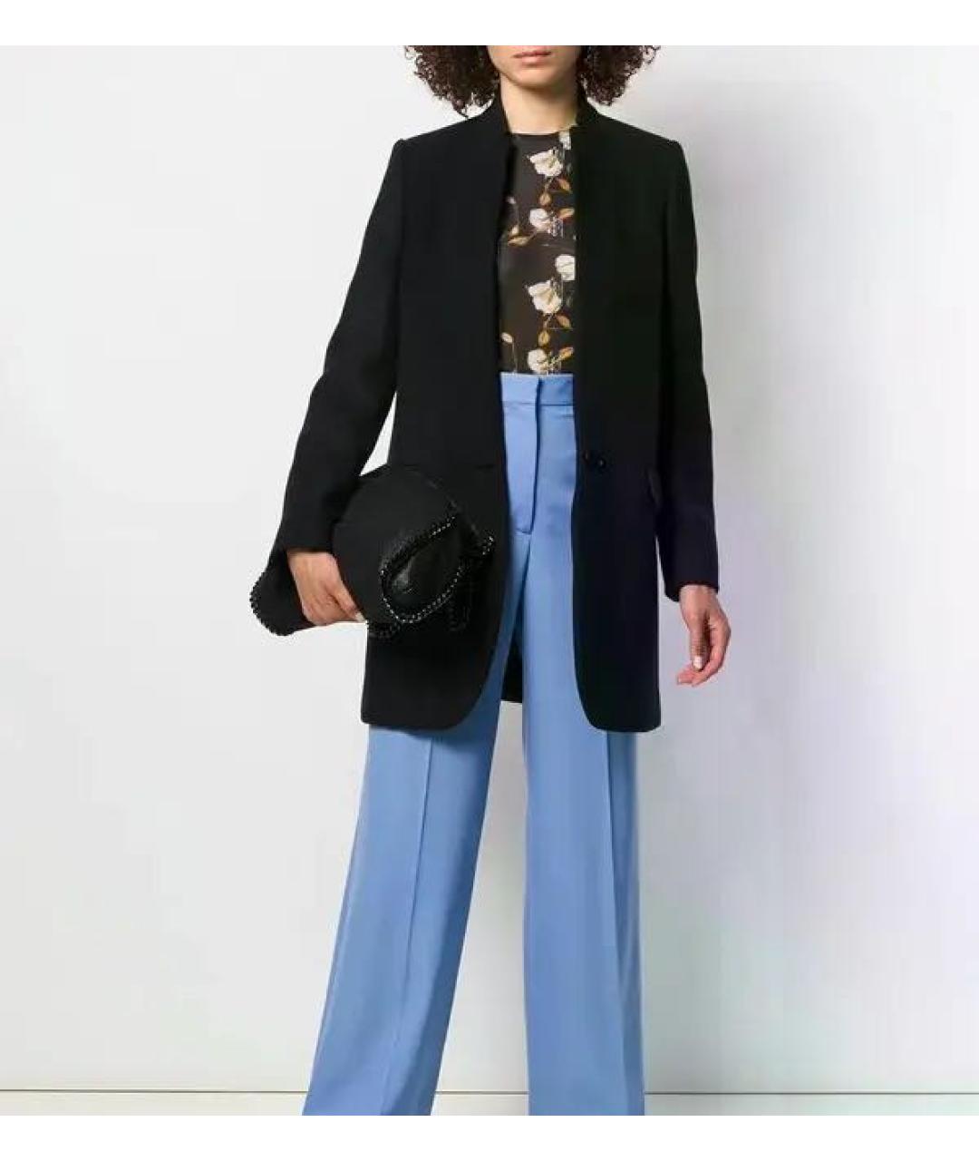 STELLA MCCARTNEY Черное шерстяное пальто, фото 7