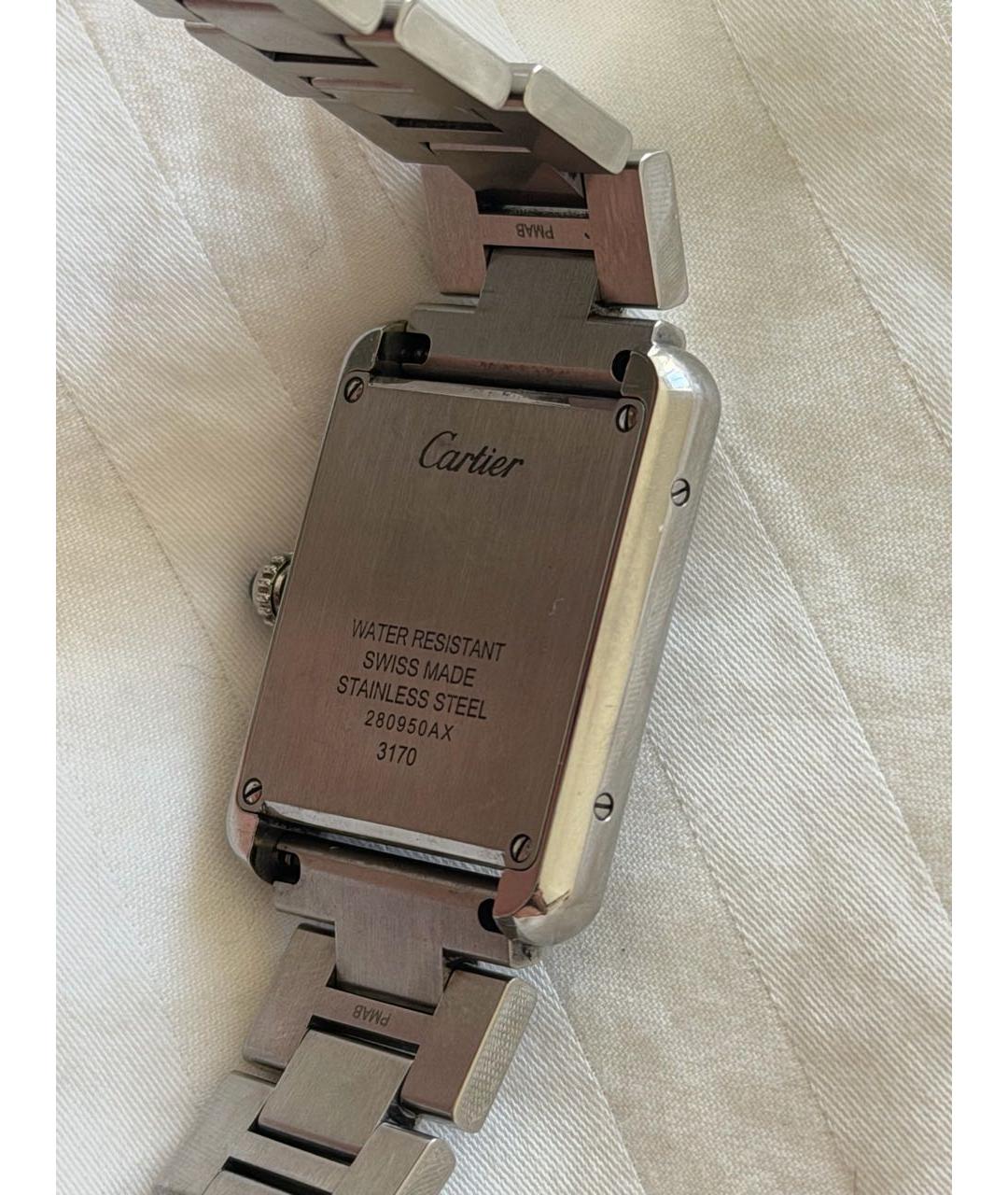 CARTIER Серебряные металлические часы, фото 2