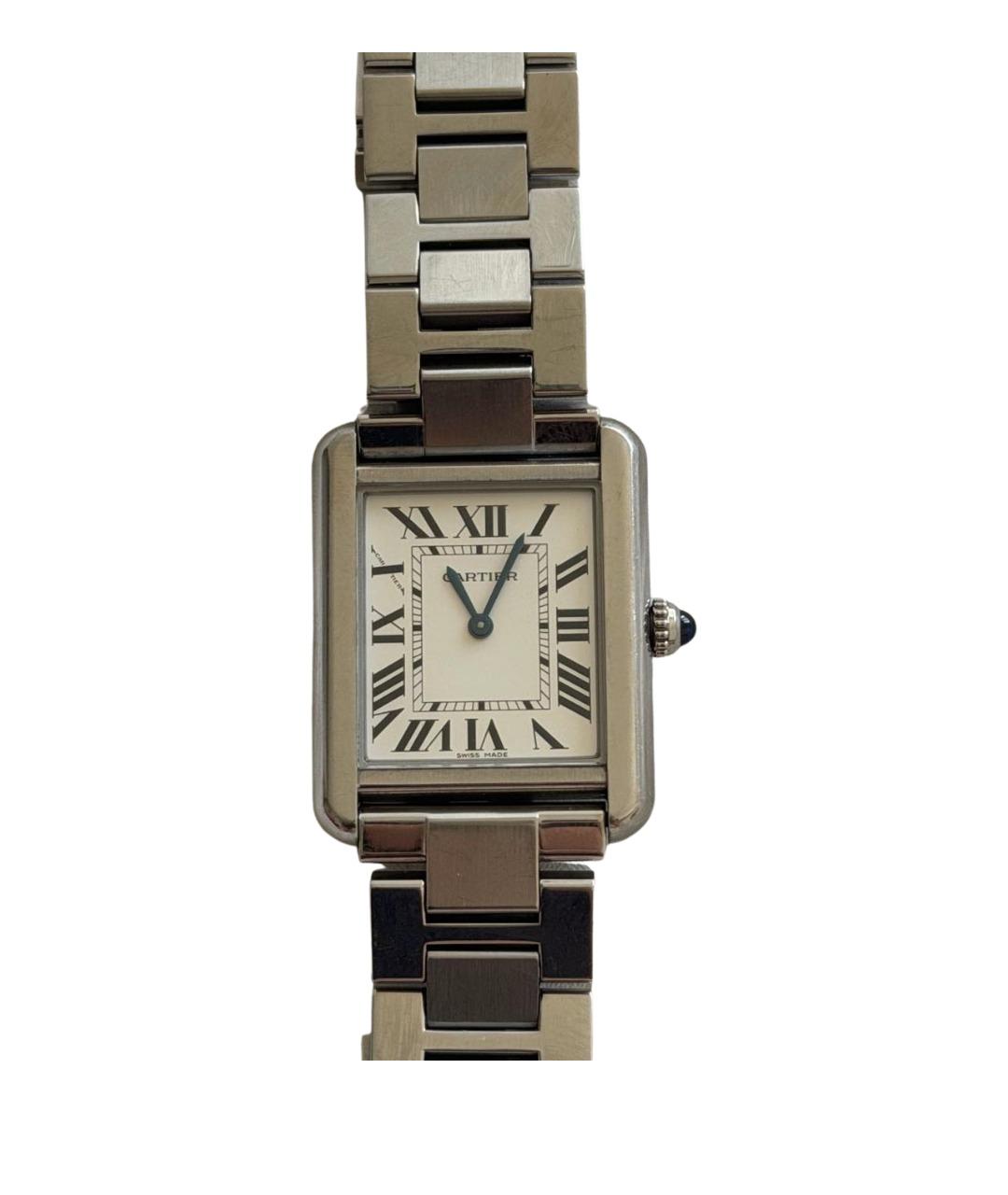 CARTIER Серебряные металлические часы, фото 1