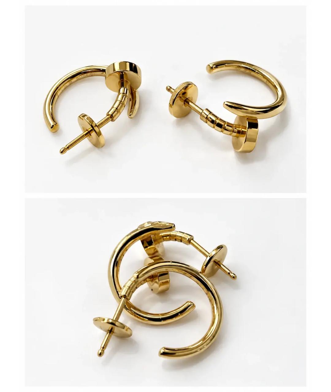 CARTIER Золотые серьги из желтого золота, фото 2