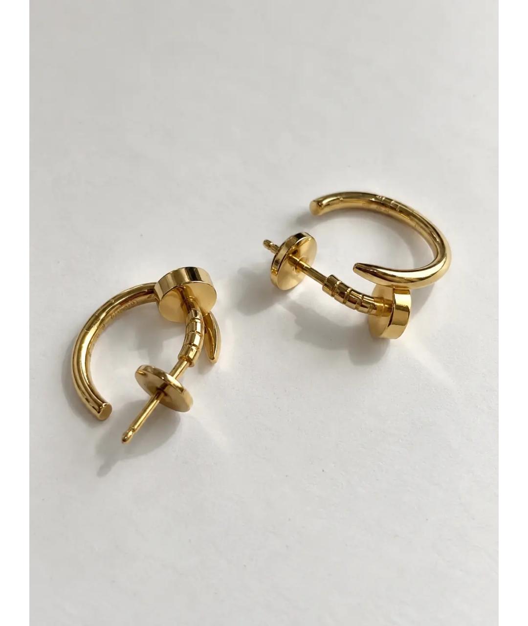 CARTIER Золотые серьги из желтого золота, фото 4
