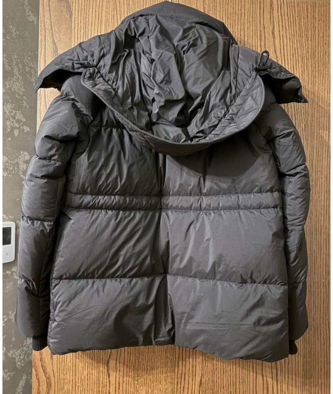 BURBERRY Черный нейлоновый пуховик, фото 2
