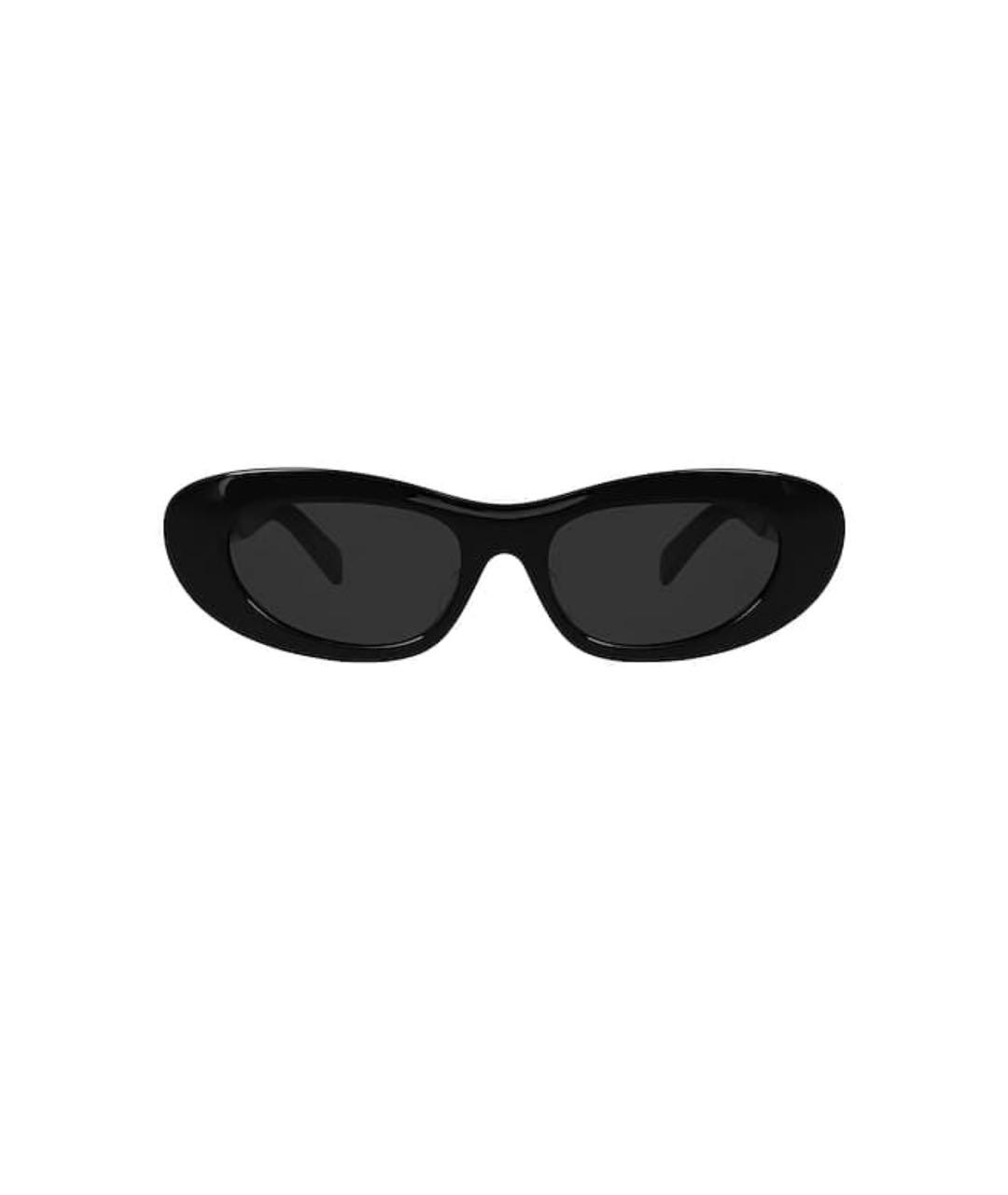 CELINE Черные пластиковые солнцезащитные очки, фото 4
