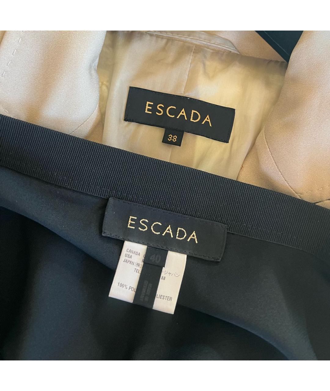ESCADA Черная юбка миди, фото 3