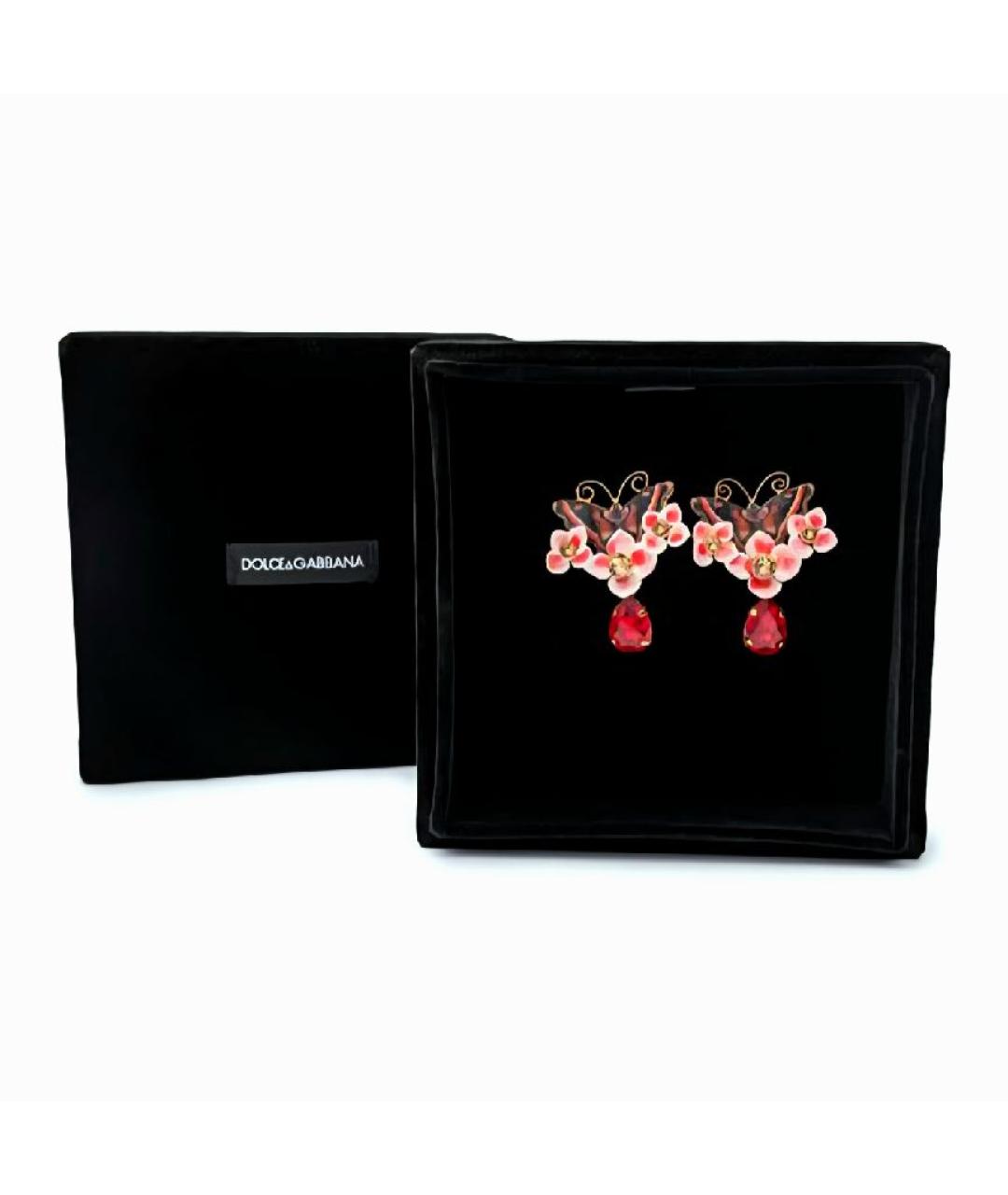 DOLCE&GABBANA Золотые металлические клипсы, фото 4