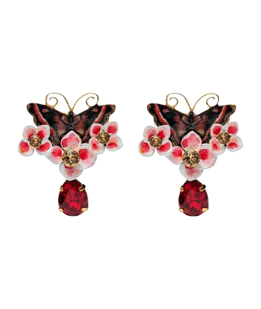 DOLCE&GABBANA Золотые металлические клипсы, фото 1