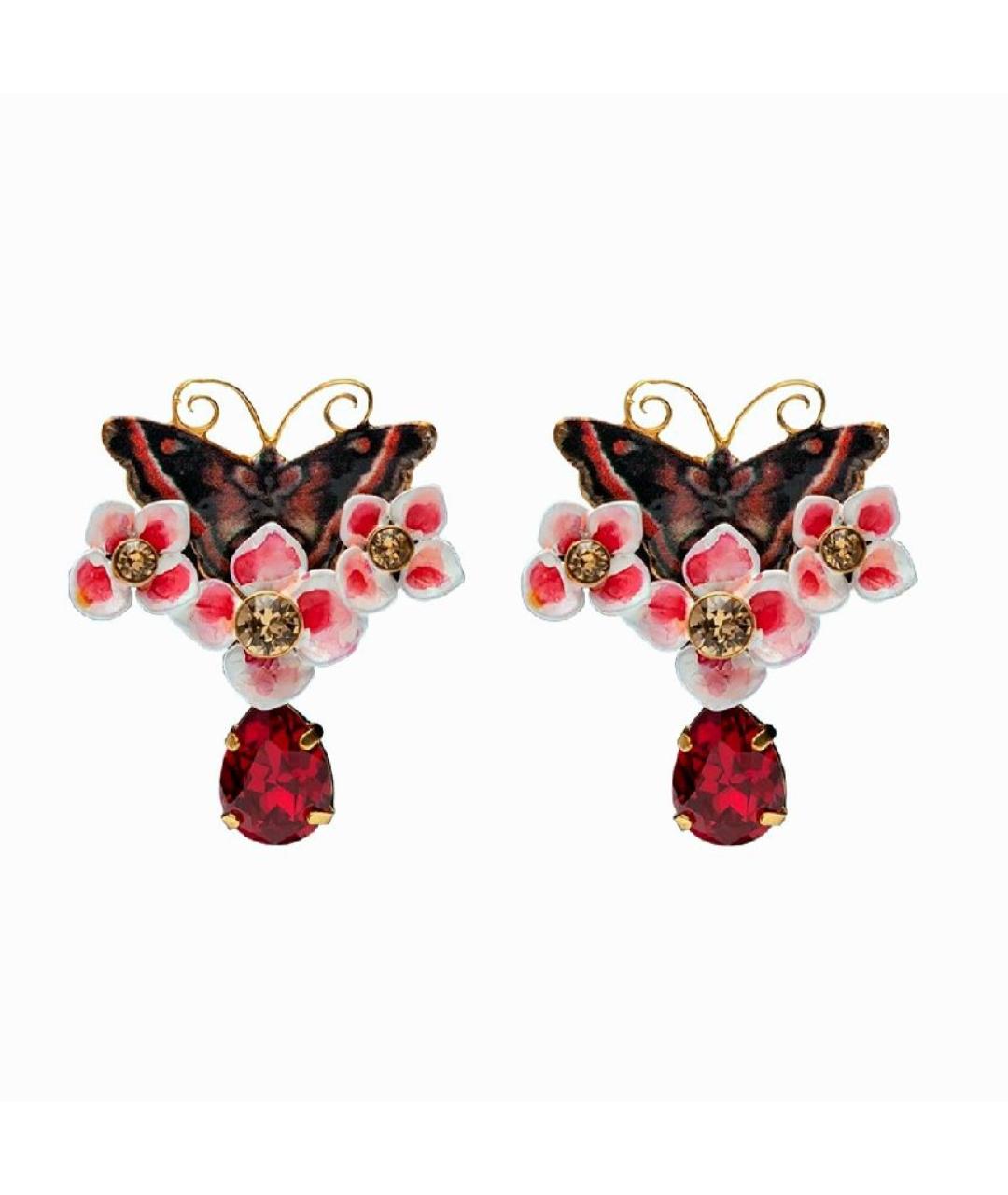 DOLCE&GABBANA Золотые металлические клипсы, фото 7