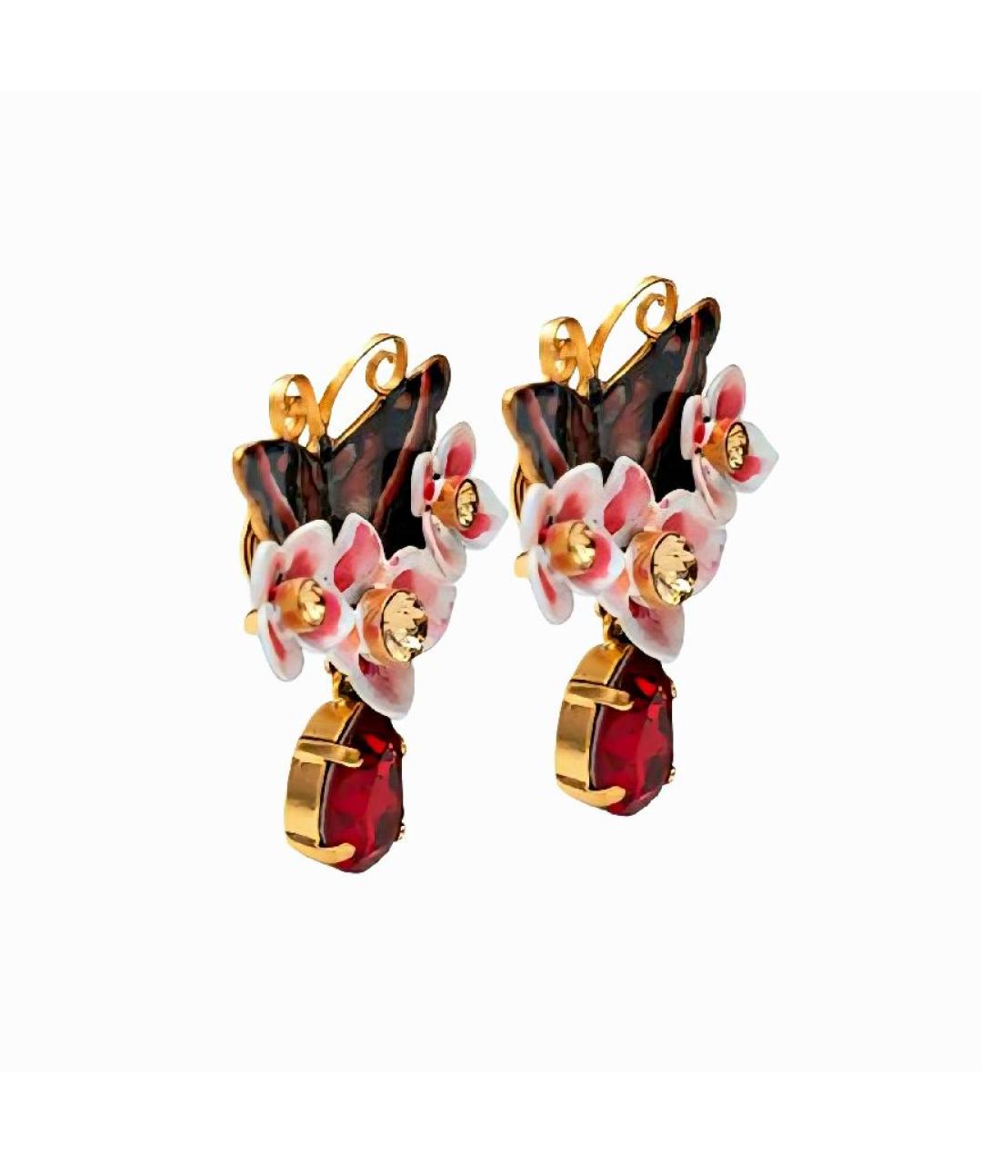 DOLCE&GABBANA Золотые металлические клипсы, фото 2