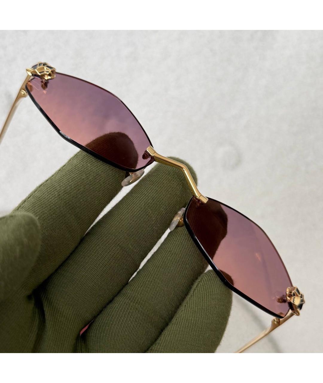 CARTIER Розовые солнцезащитные очки, фото 3