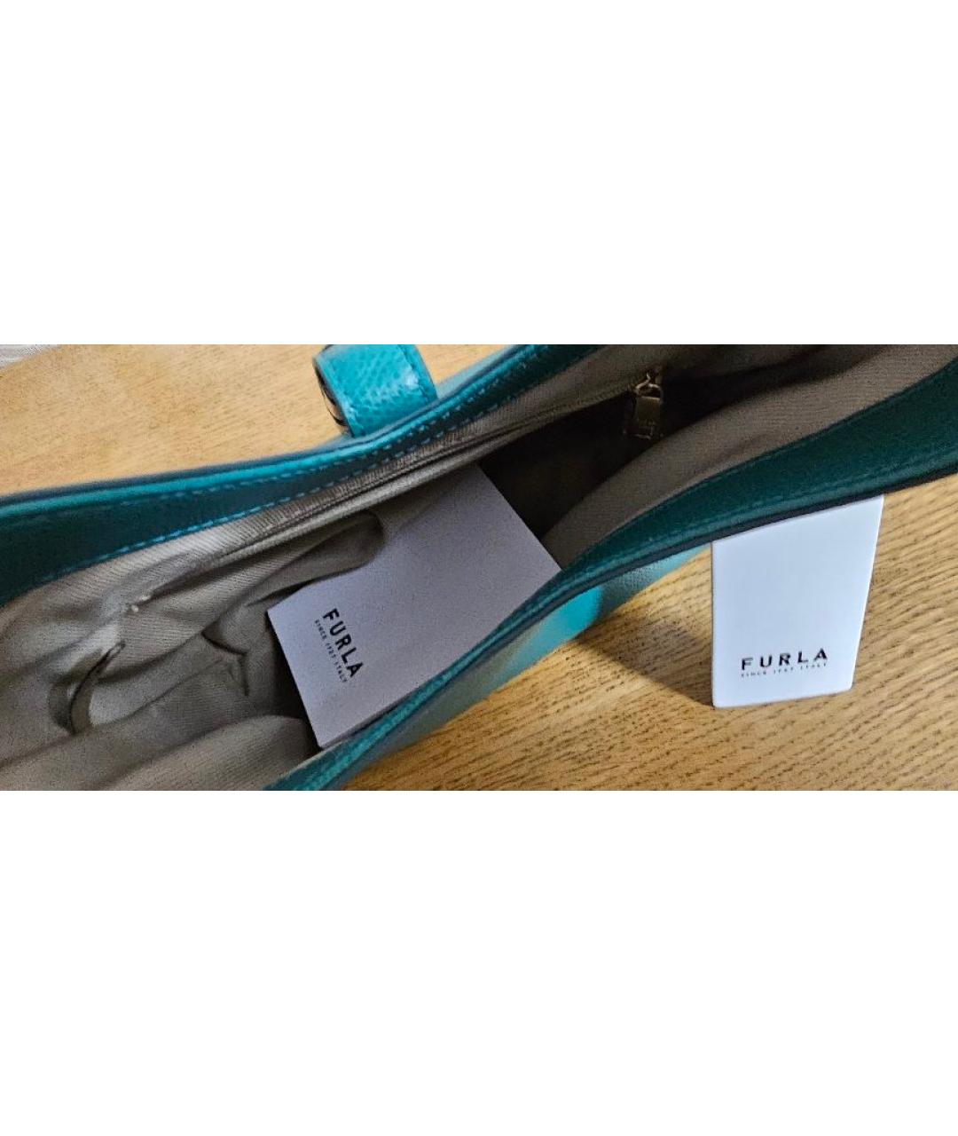 FURLA Мульти кожаная сумка с короткими ручками, фото 5
