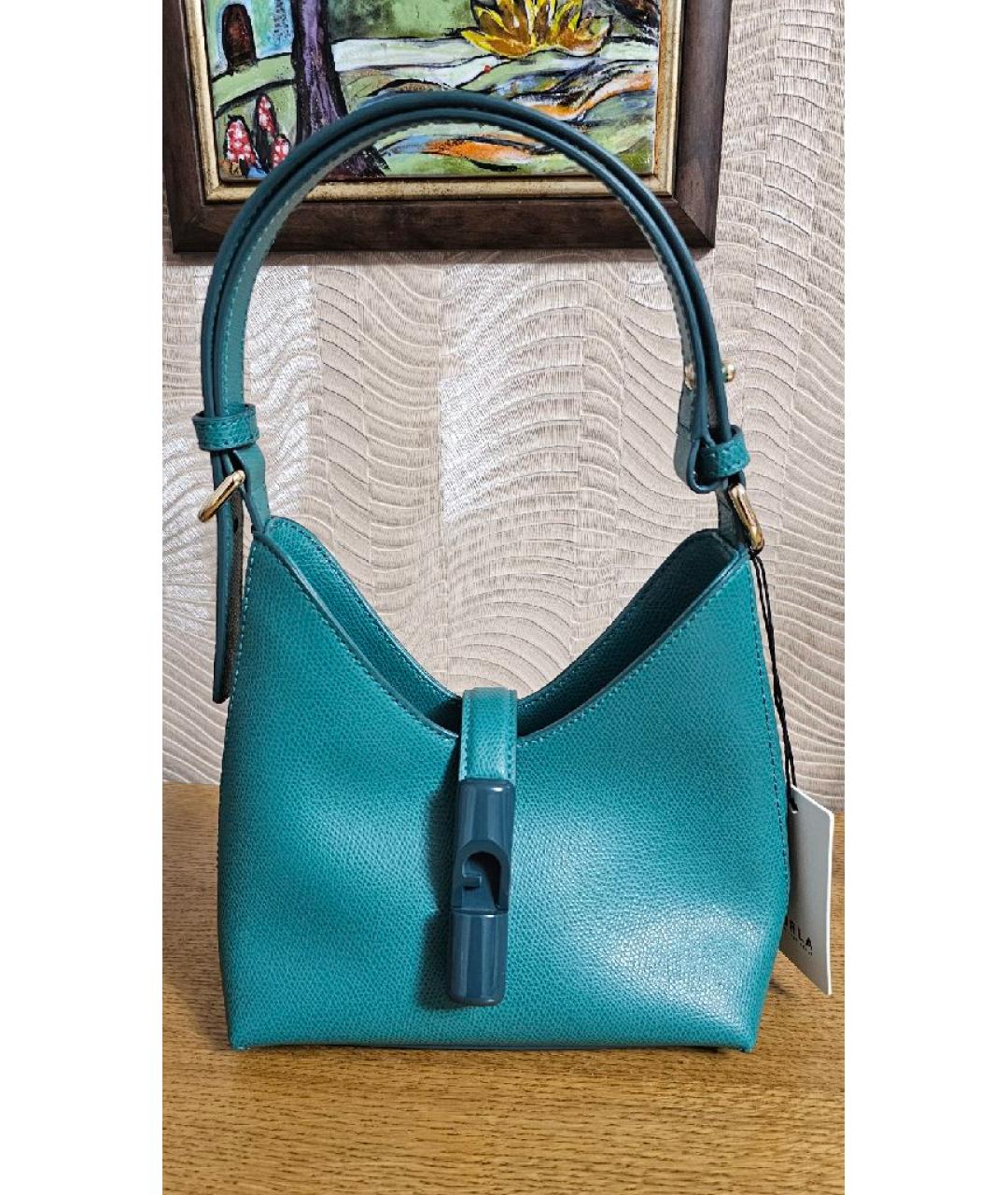 FURLA Мульти кожаная сумка с короткими ручками, фото 9