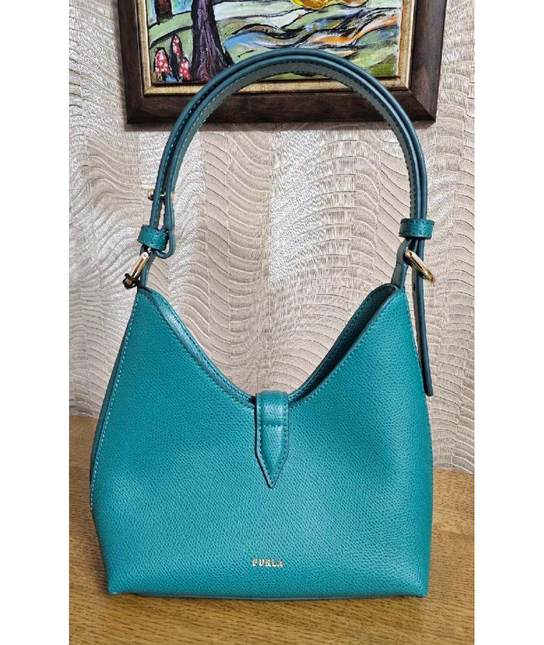 FURLA Мульти кожаная сумка с короткими ручками, фото 3