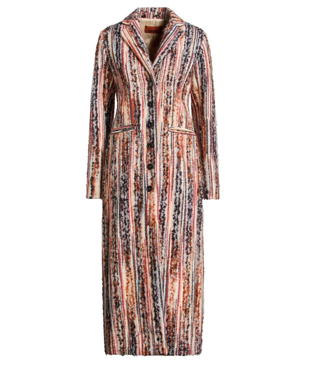 MISSONI Бежевое шерстяное пальто, фото 1