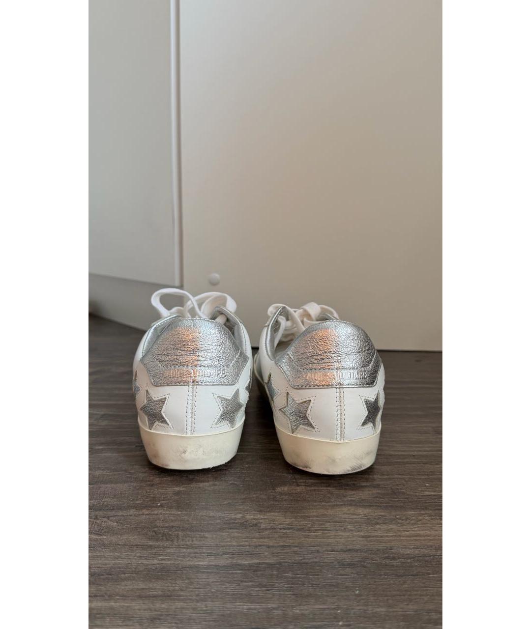 ZADIG & VOLTAIRE Белые кожаные кеды, фото 4
