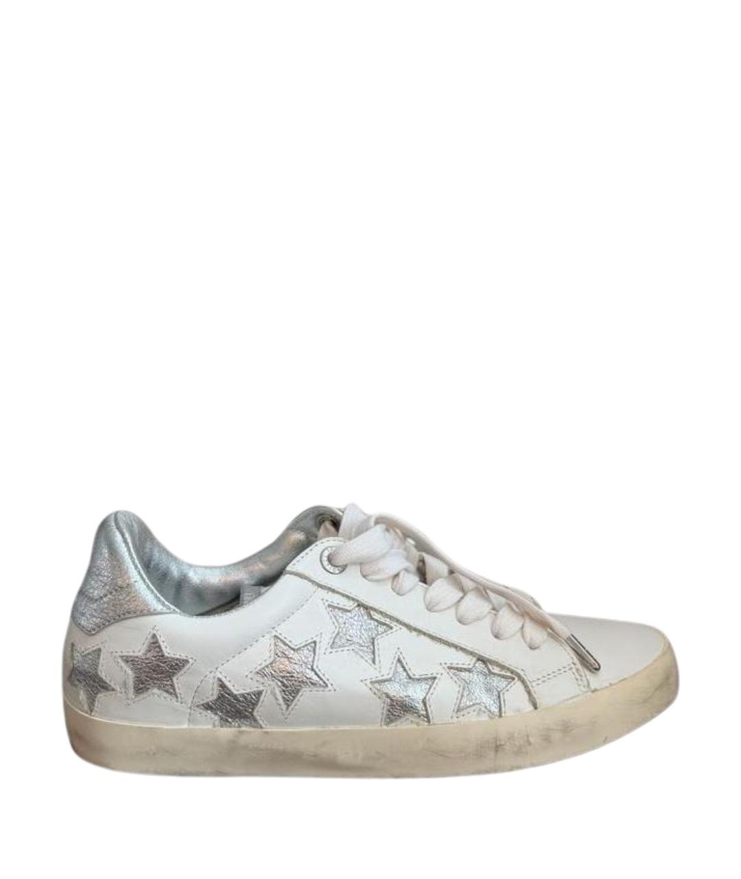 ZADIG & VOLTAIRE Белые кожаные кеды, фото 1