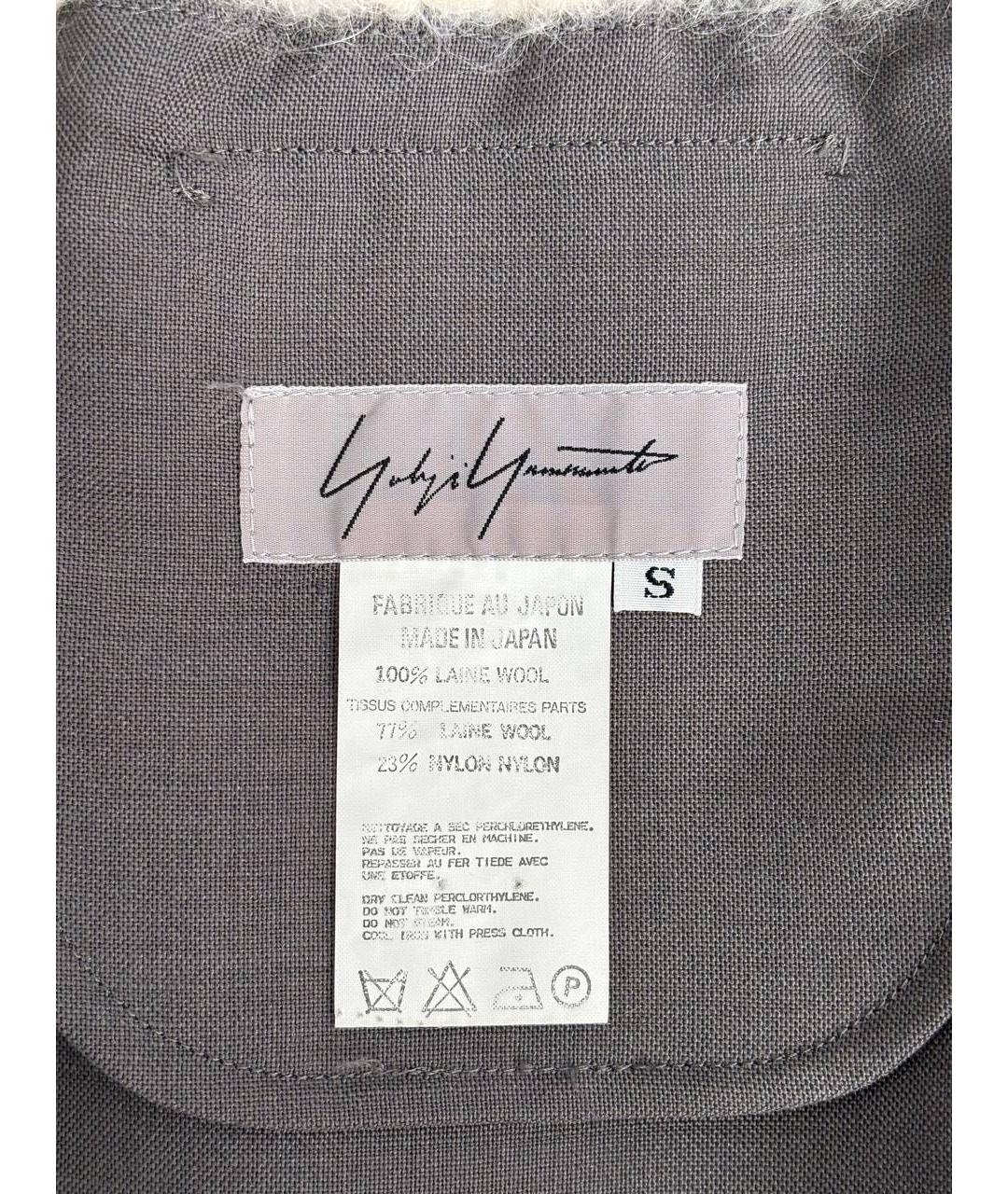 YOHJI YAMAMOTO Серый костюм с юбками, фото 3