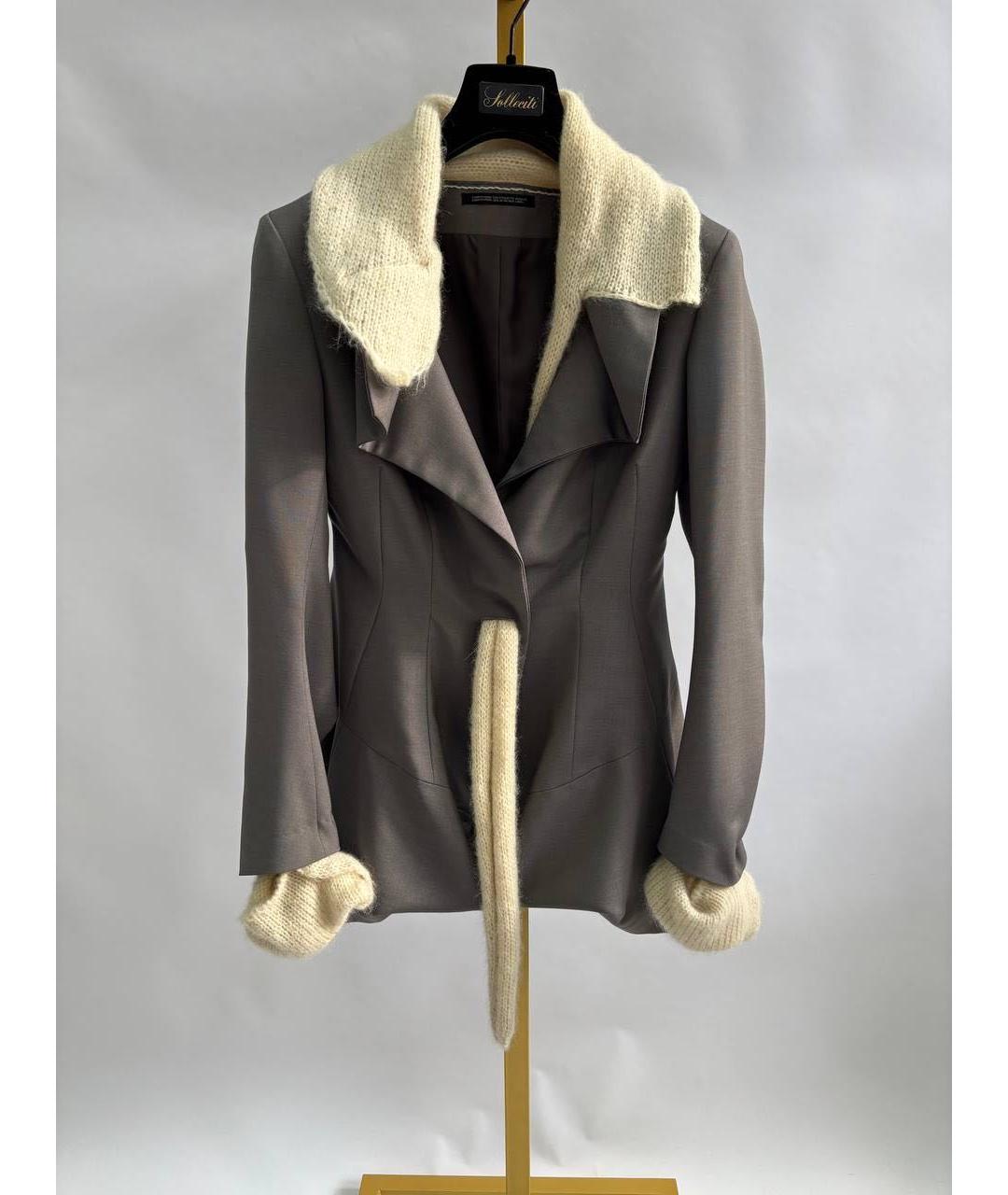 YOHJI YAMAMOTO Серый костюм с юбками, фото 9
