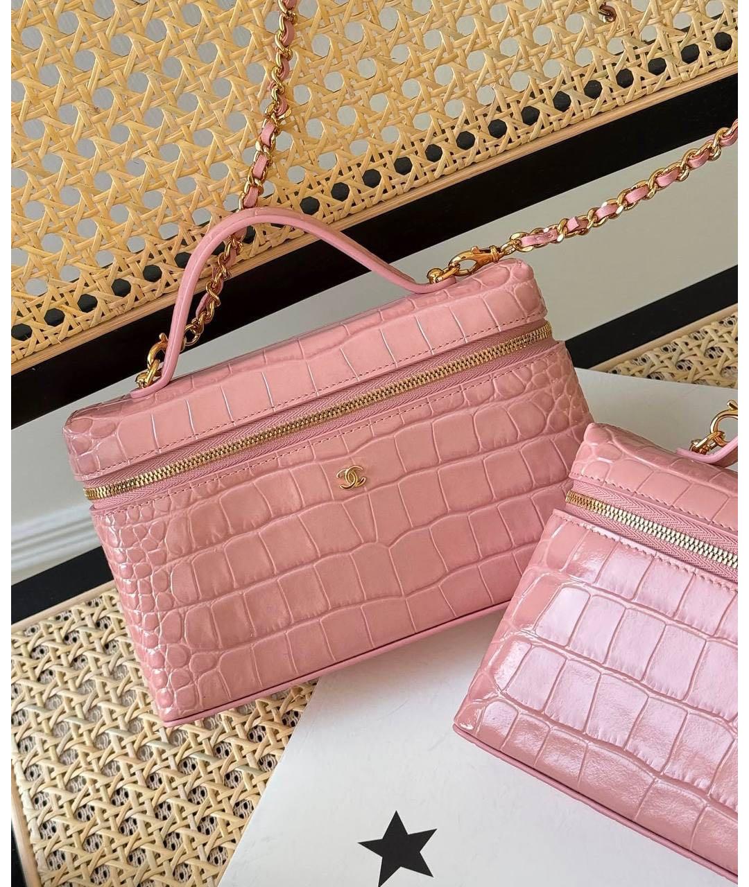 CHANEL Розовая сумка через плечо, фото 5