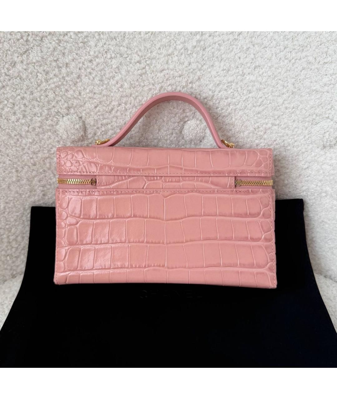 CHANEL Розовая сумка через плечо, фото 3