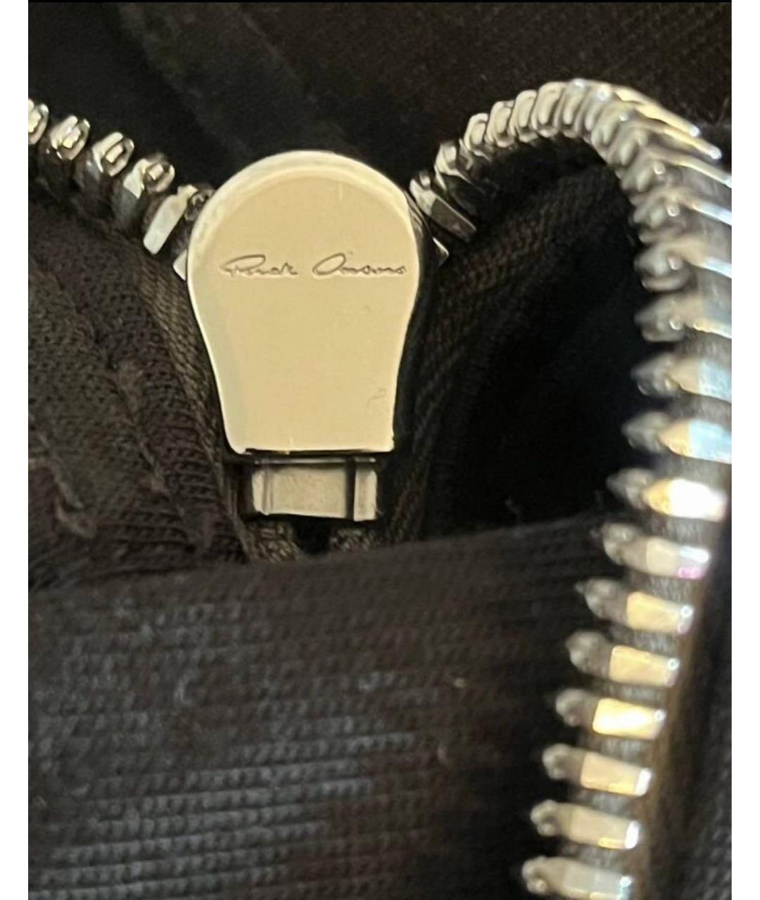 RICK OWENS Черные повседневные брюки, фото 4