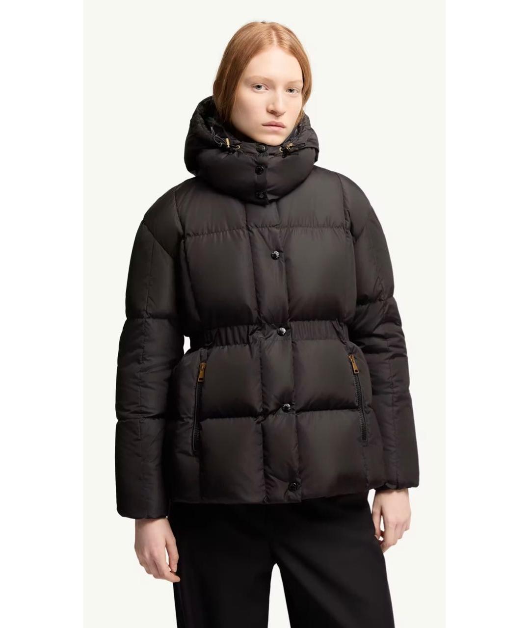 MONCLER Коричневый пуховик, фото 2