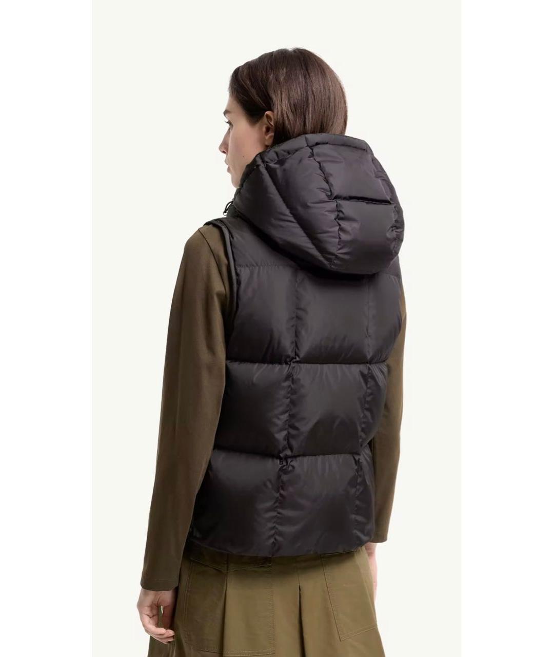 MONCLER Коричневый жилет, фото 5