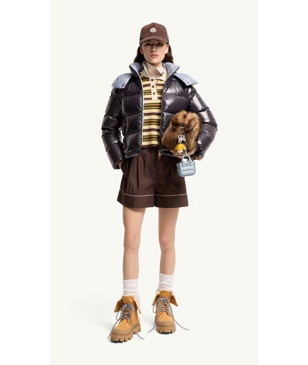 MONCLER Темно-синяя куртка, фото 4