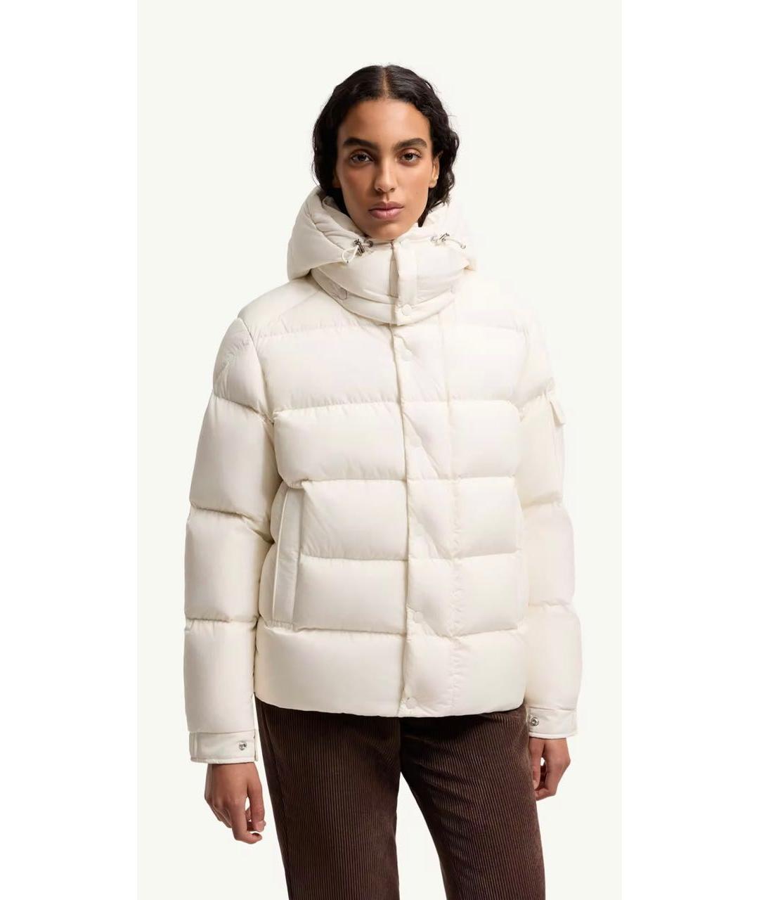 MONCLER Белая куртка, фото 2