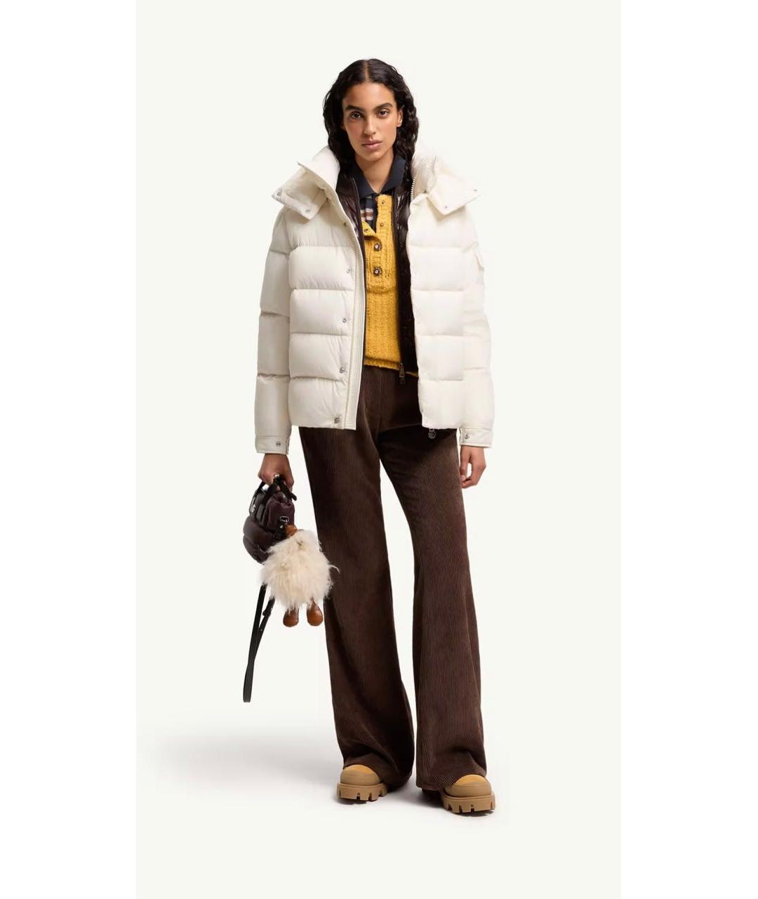 MONCLER Белая куртка, фото 4