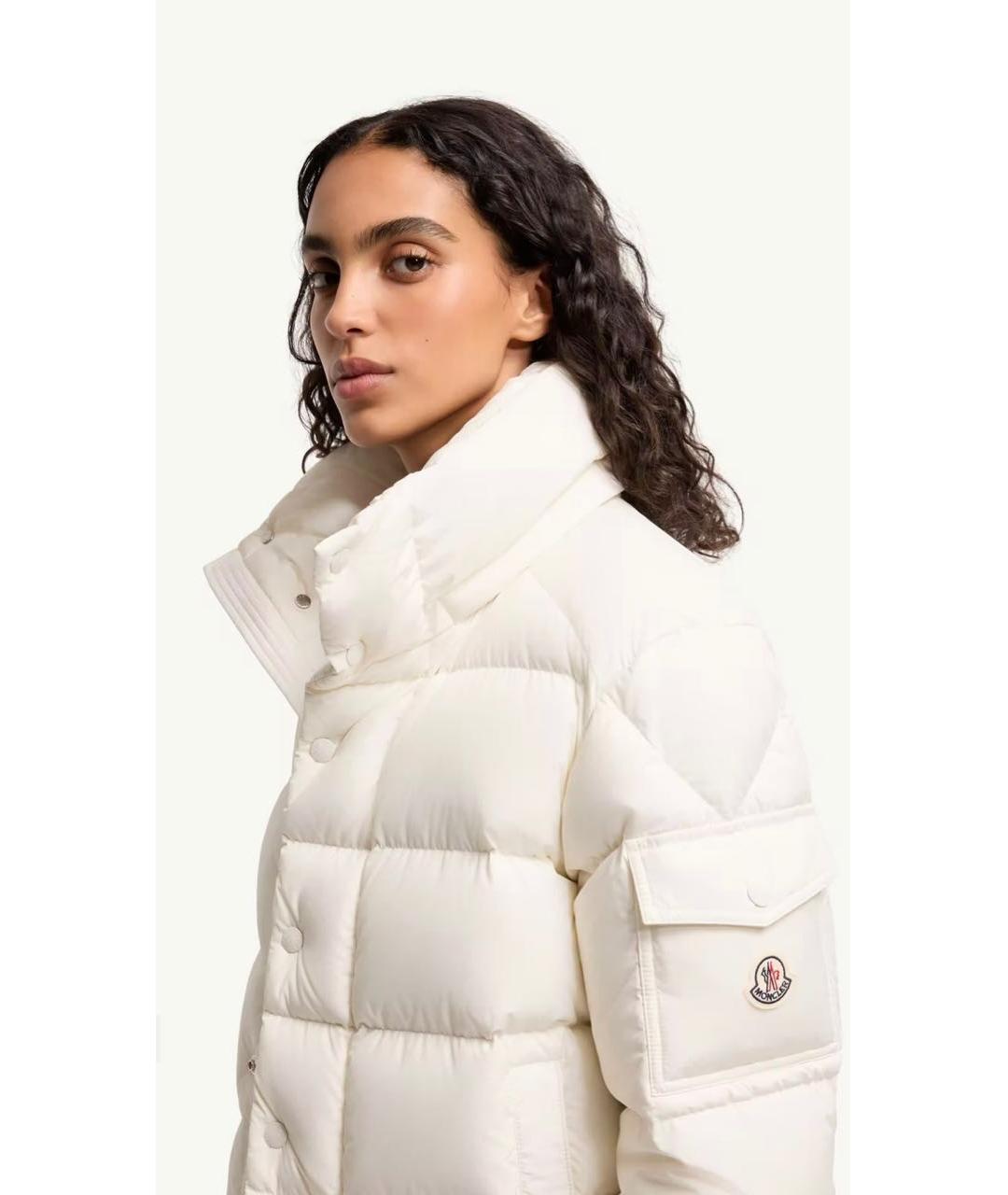 MONCLER Белая куртка, фото 5
