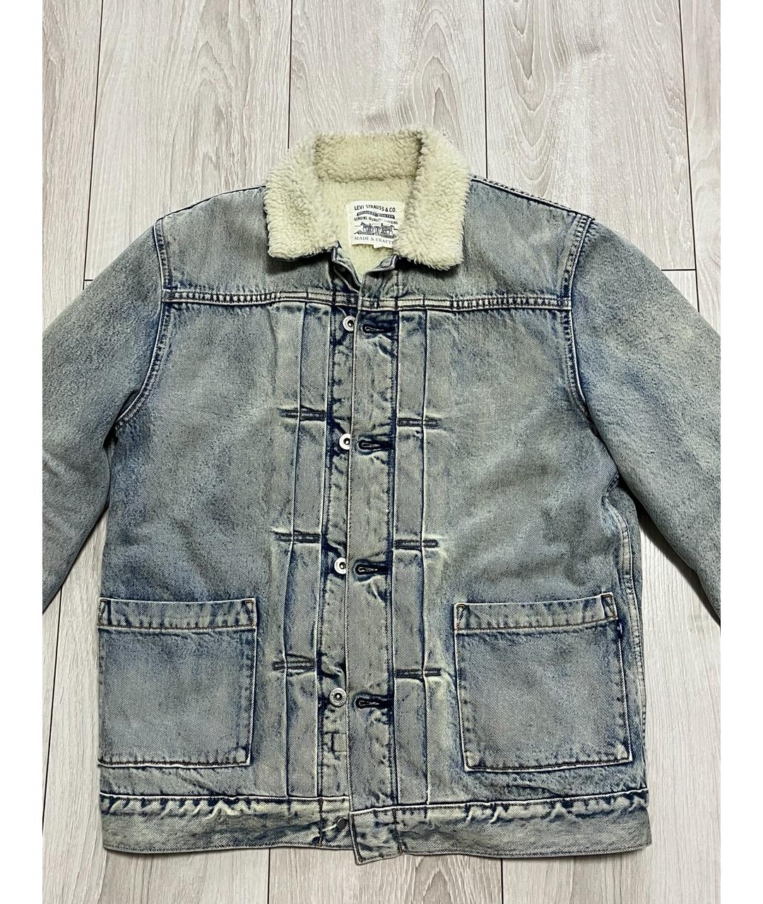 LEVI'S Голубая деним куртка, фото 9