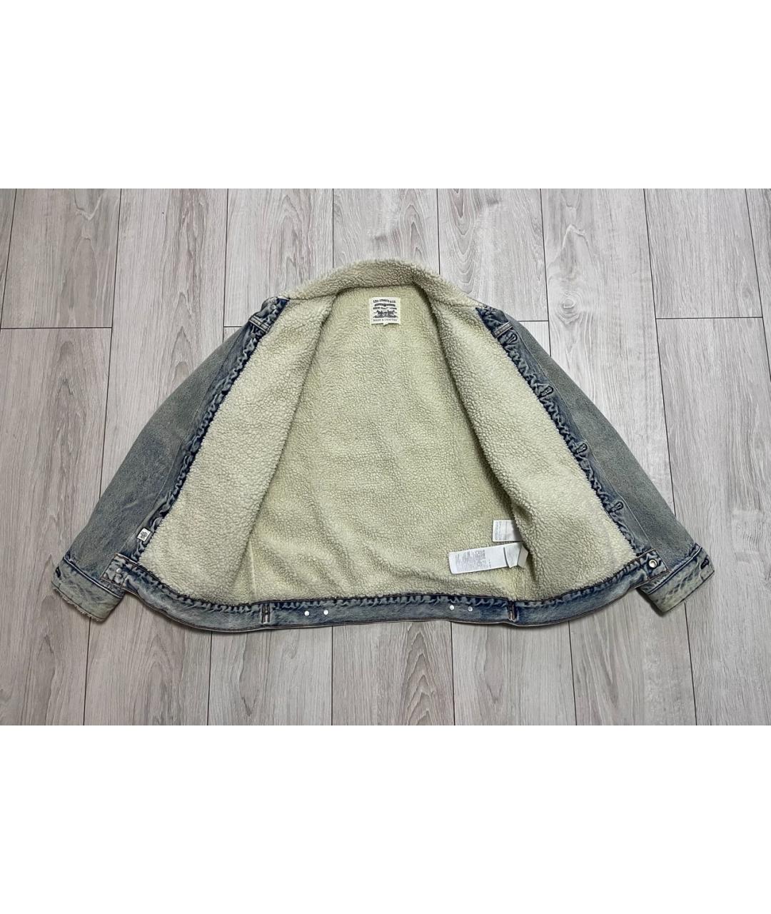 LEVI'S Голубая деним куртка, фото 6